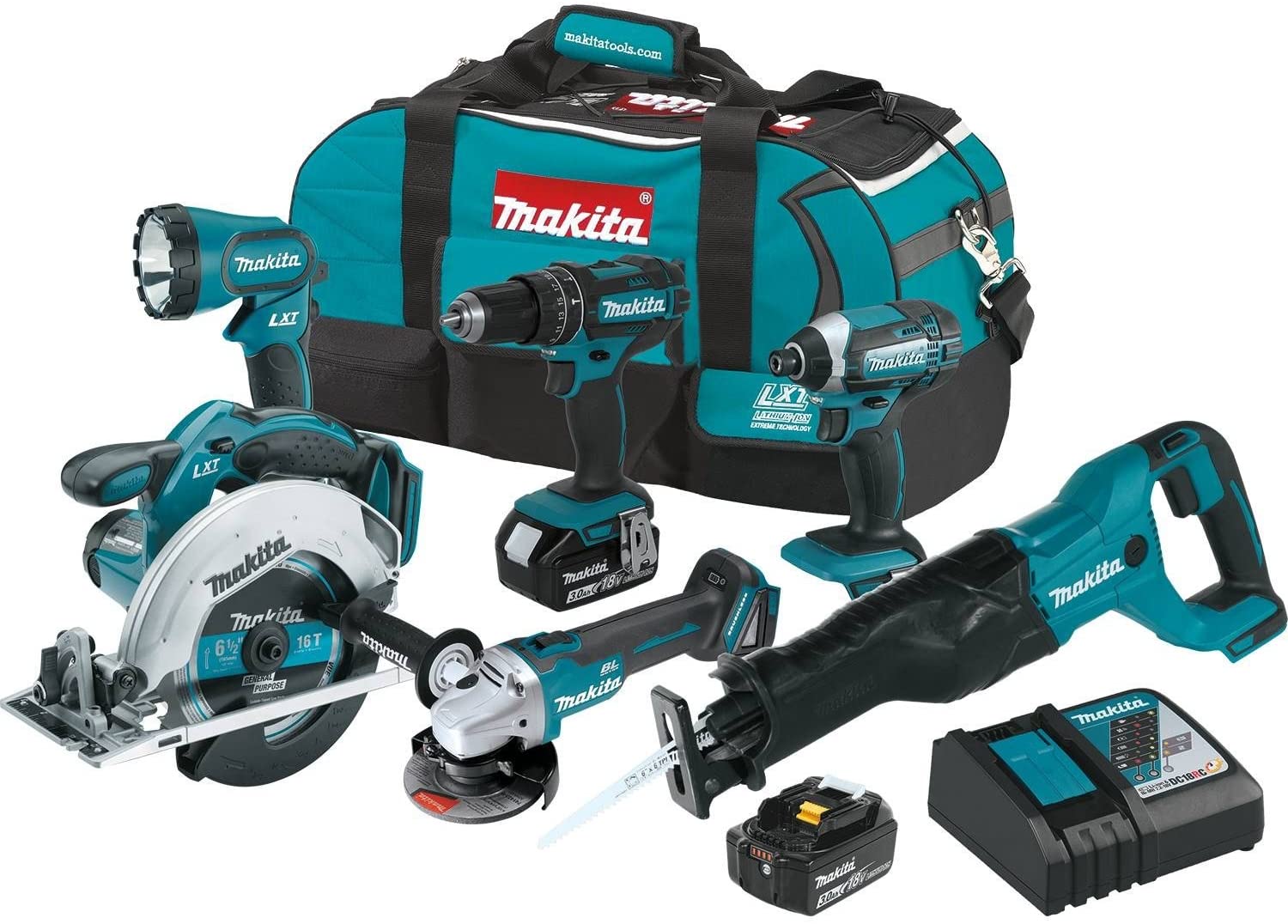 Makita 18V Cordless 6-Tool Combo Kit